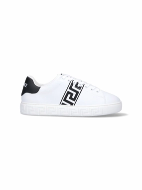 incline running shoes 'Greca' Embroidered Sneakers ?C White