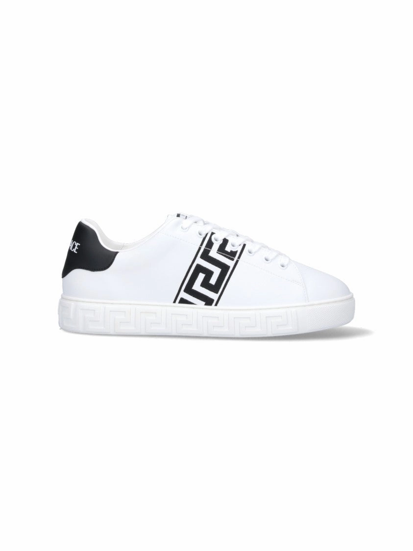 incline running shoes 'Greca' Embroidered Sneakers ?C White