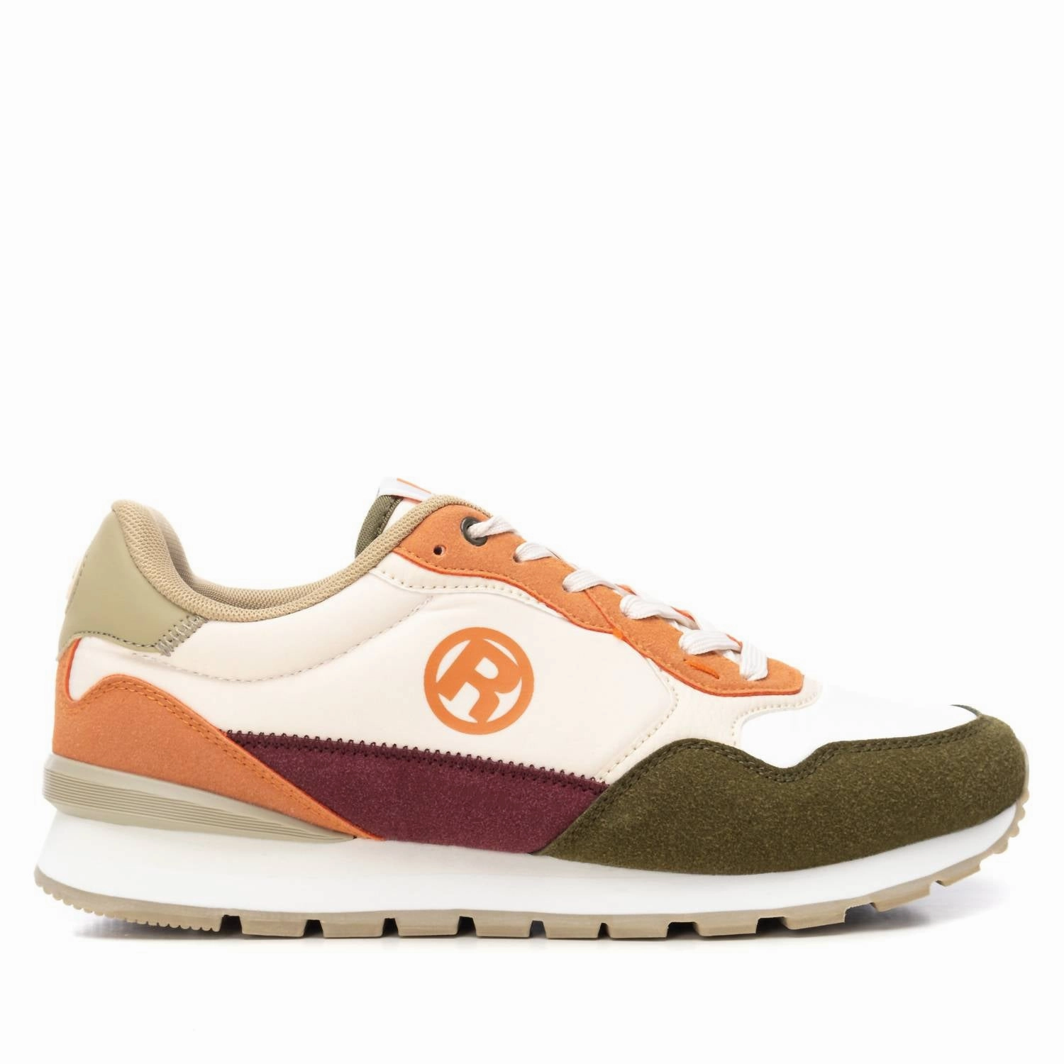 Men's Casual Sneakers In Kakhi heel - cup support