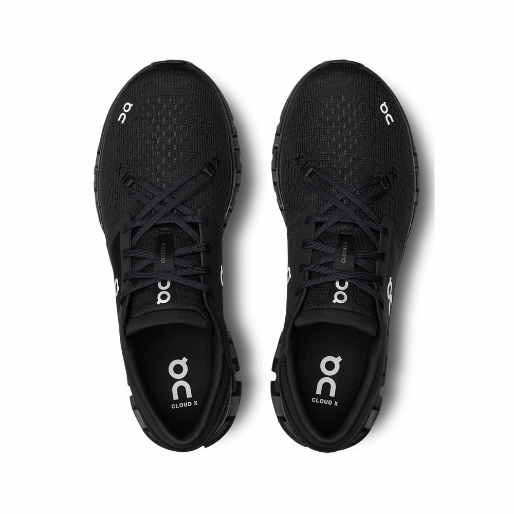 Soft Sole Shoes On Women's Cloud X 4 Sneaker in Black/Eclipse
