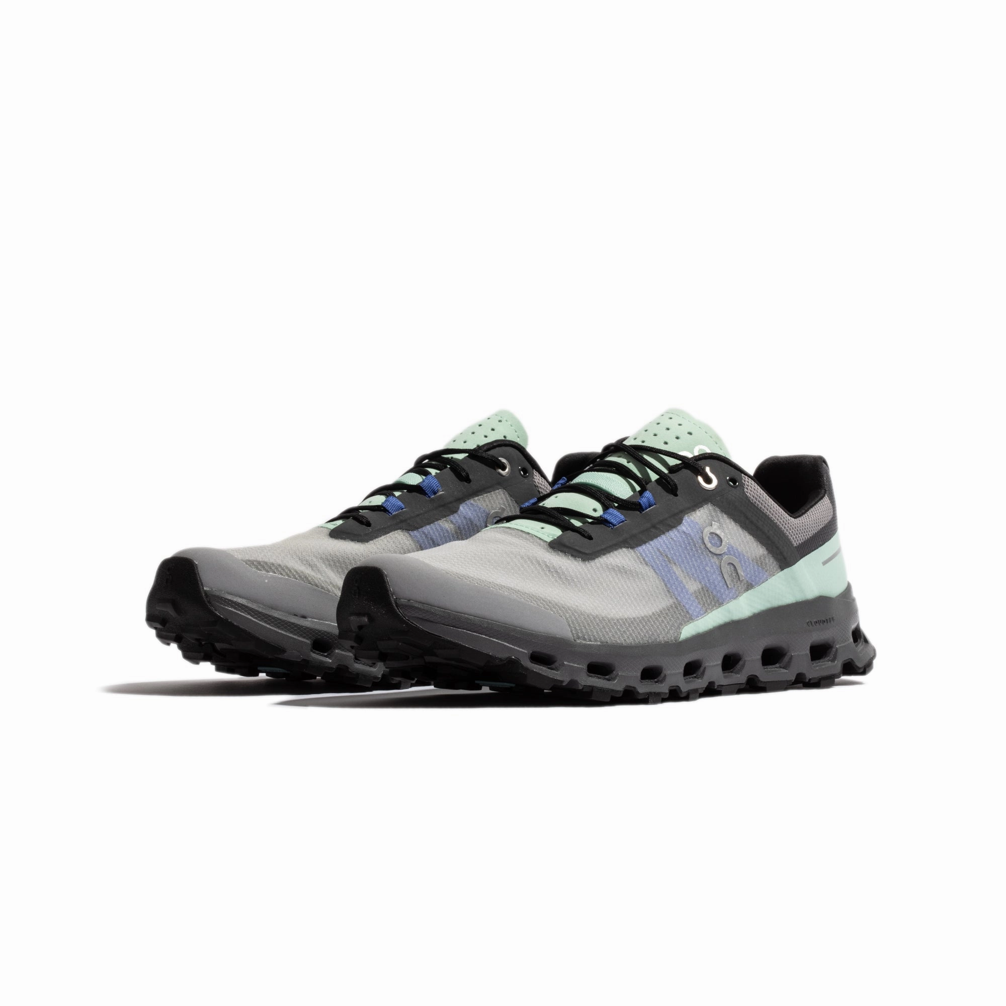 Comfortable Ride On Running Mens Cloudvista Shoes 'Alloy'