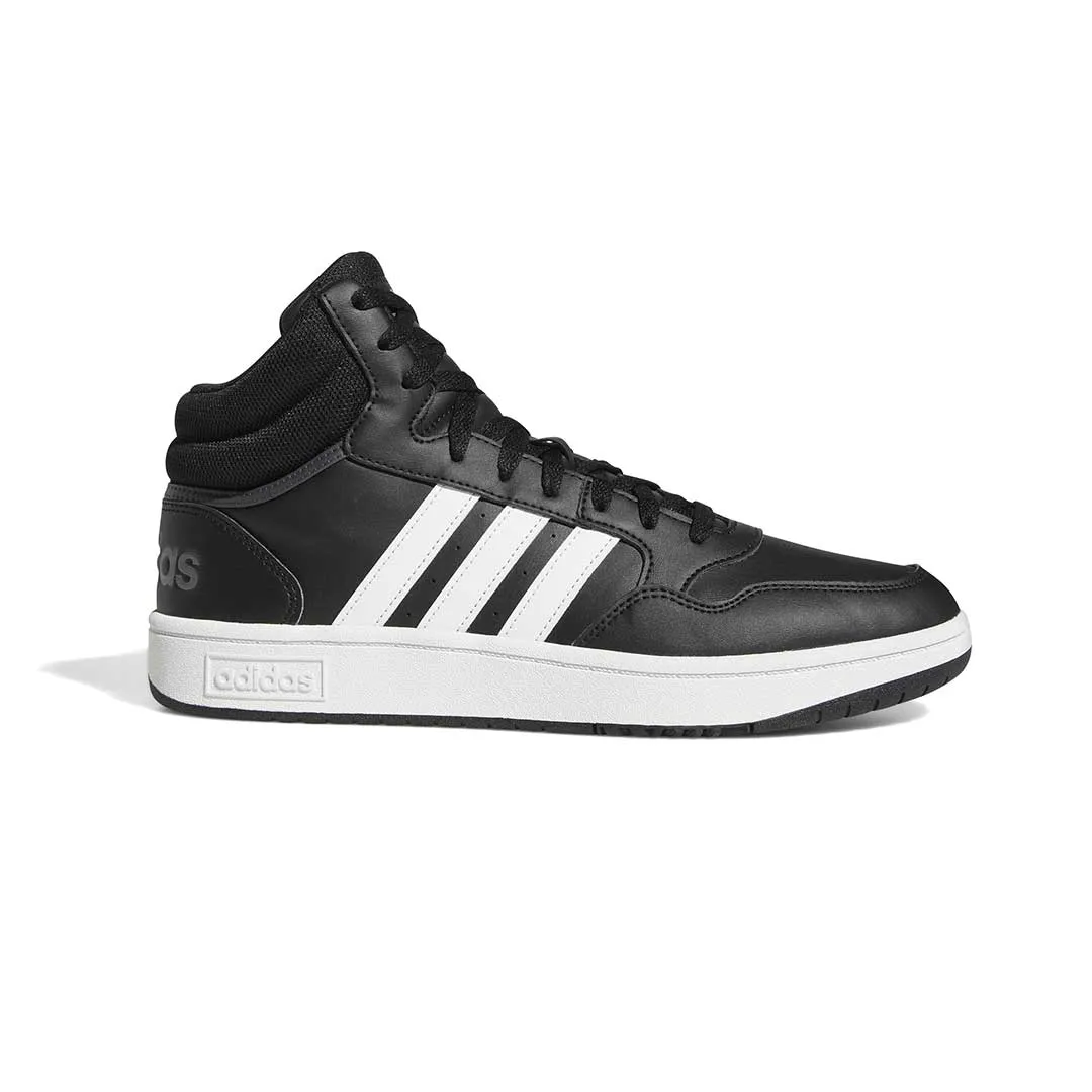 Smart Edge Luxe Finish adidas - Men's Hoops 3.0 Mid Classic Vintage Shoes (GW3020)