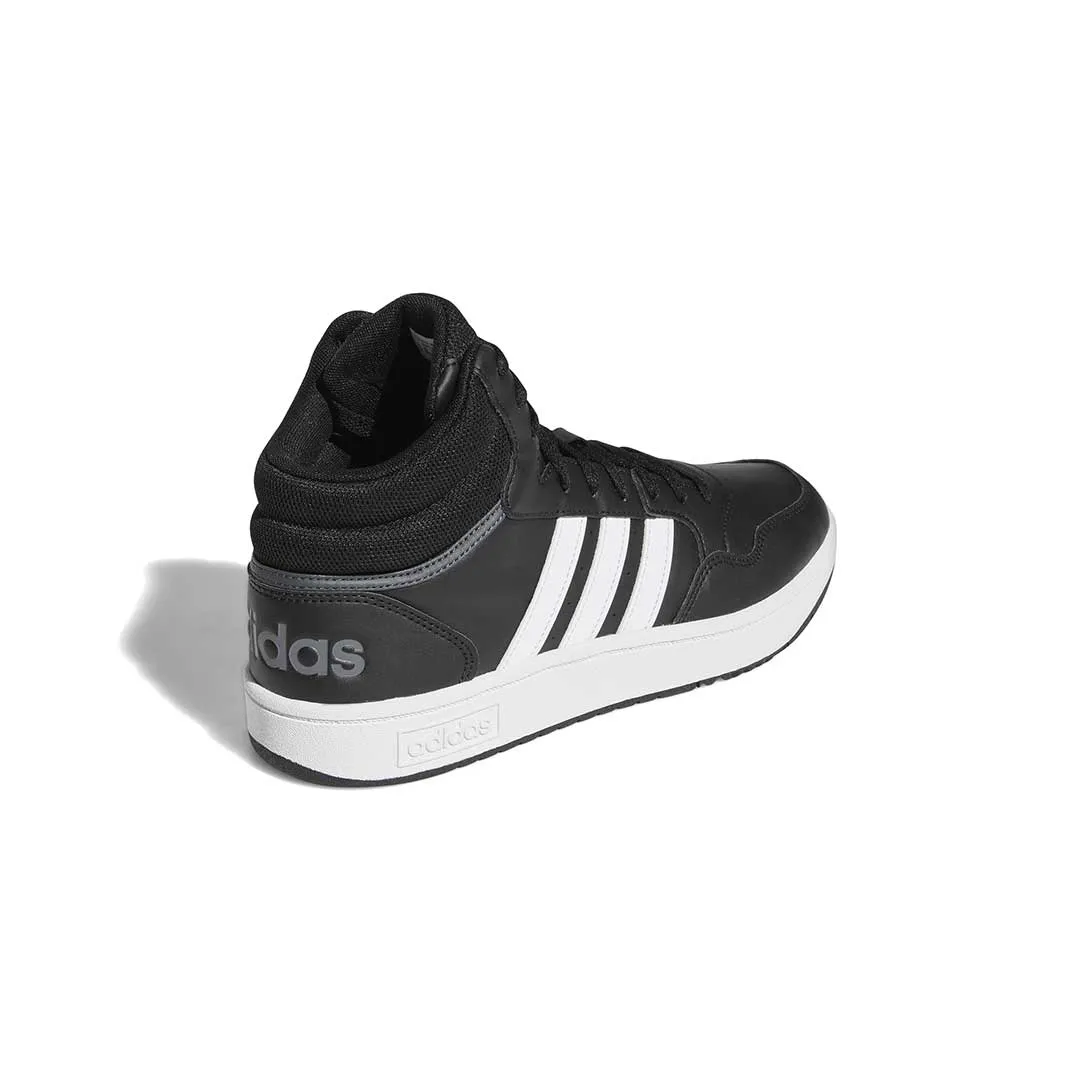 Modern Twist adidas - Men's Hoops 3.0 Mid Classic Vintage Shoes (GW3020)