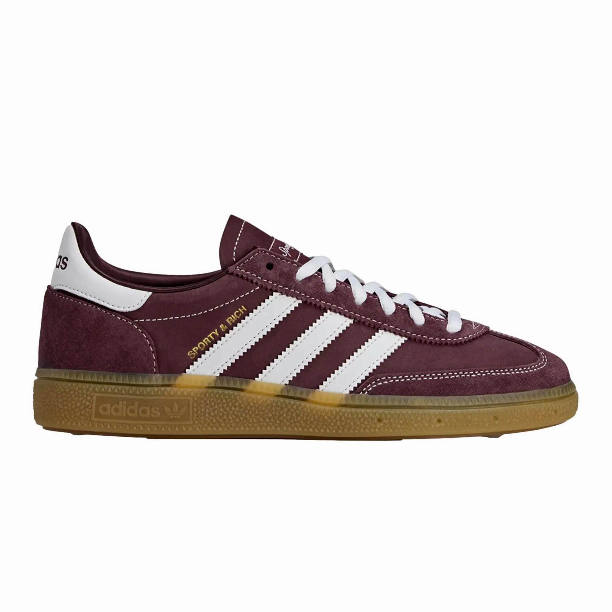 mass - produced running in a lava field area shoes Adidas Handball Spezial SR Shadow Red/Cloud White/Gum 3  JP7068 Men's