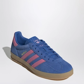 Adaptive - fit Soft Heel Adidas Originals Men's Sneaker Gazelle Indoor blue/Bliss pink/Gum
