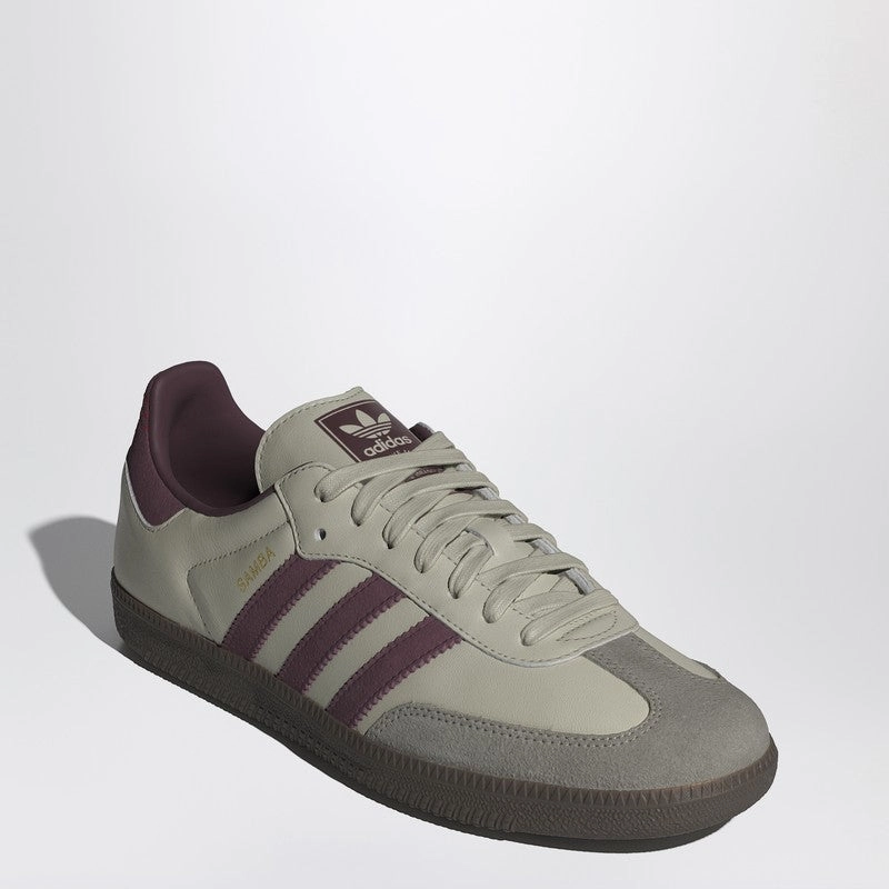 Adidas Originals Men's Sneaker Samba Og Putty //gold Metallic logo - branded running gear running in a stone bridge area shoes