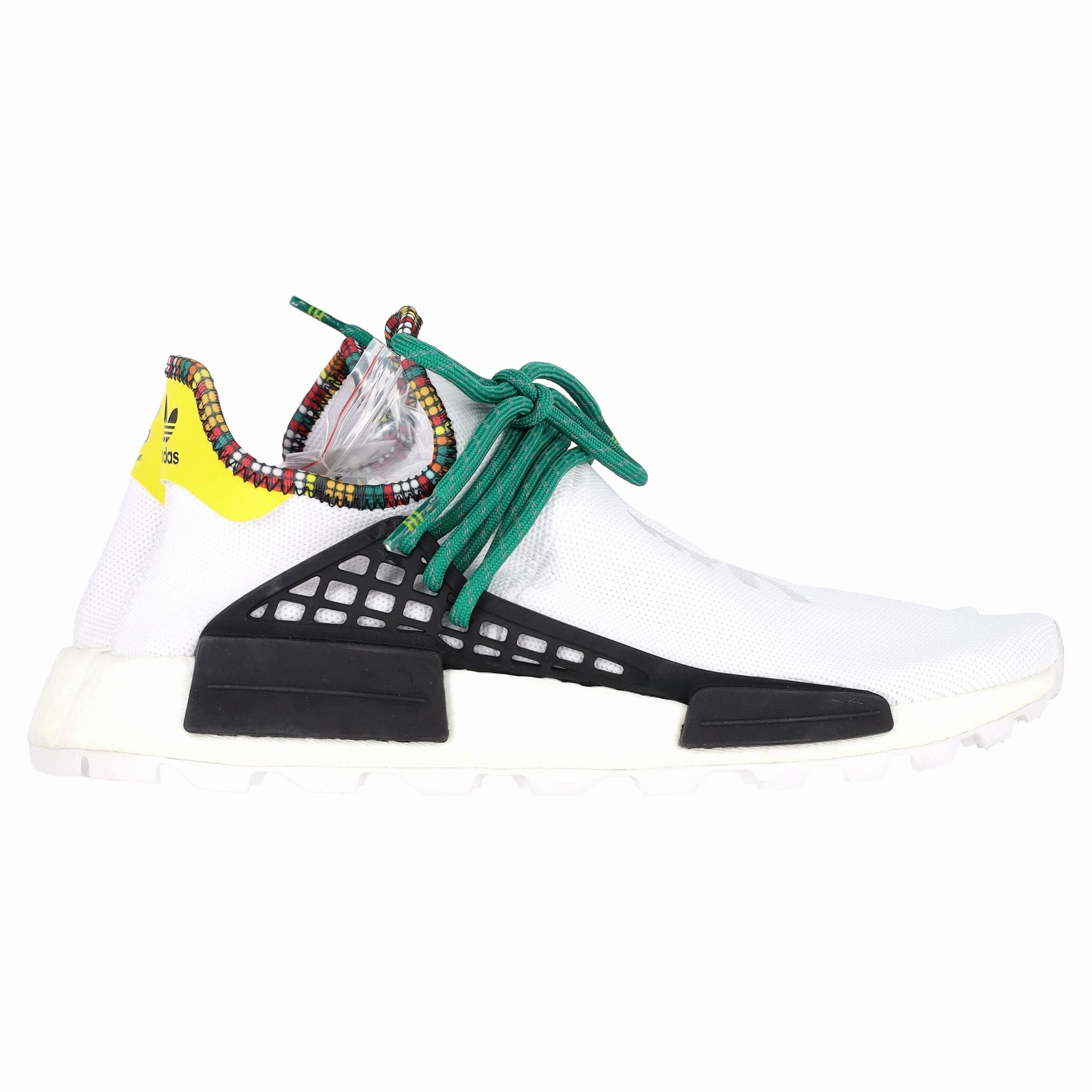 running in urban areas Eco Friendly Adidas x Pharrell Williams Human Body NMD Sneakers in White Cotton