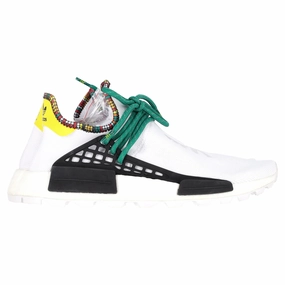 running in urban areas Eco Friendly Adidas x Pharrell Williams Human Body NMD Sneakers in White Cotton