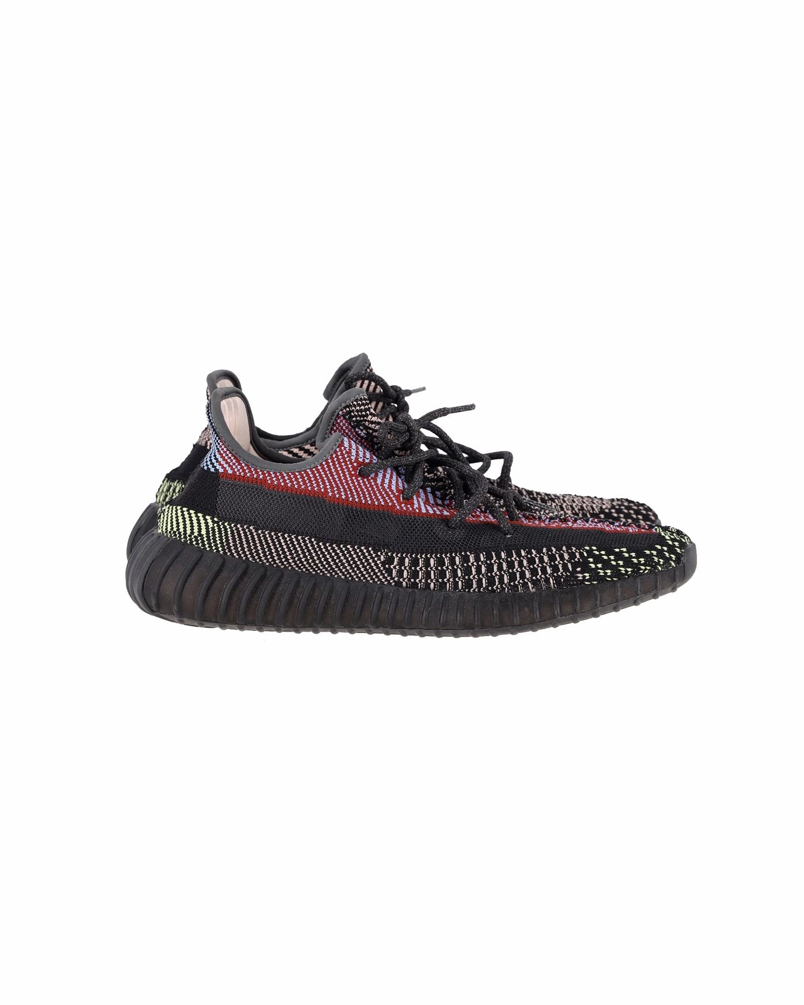arch - hugging non - perforated shoes Adidas Yeezy Boost 350 V2 in 'Yecheil' Multicolor Primeknit Uk 9.5