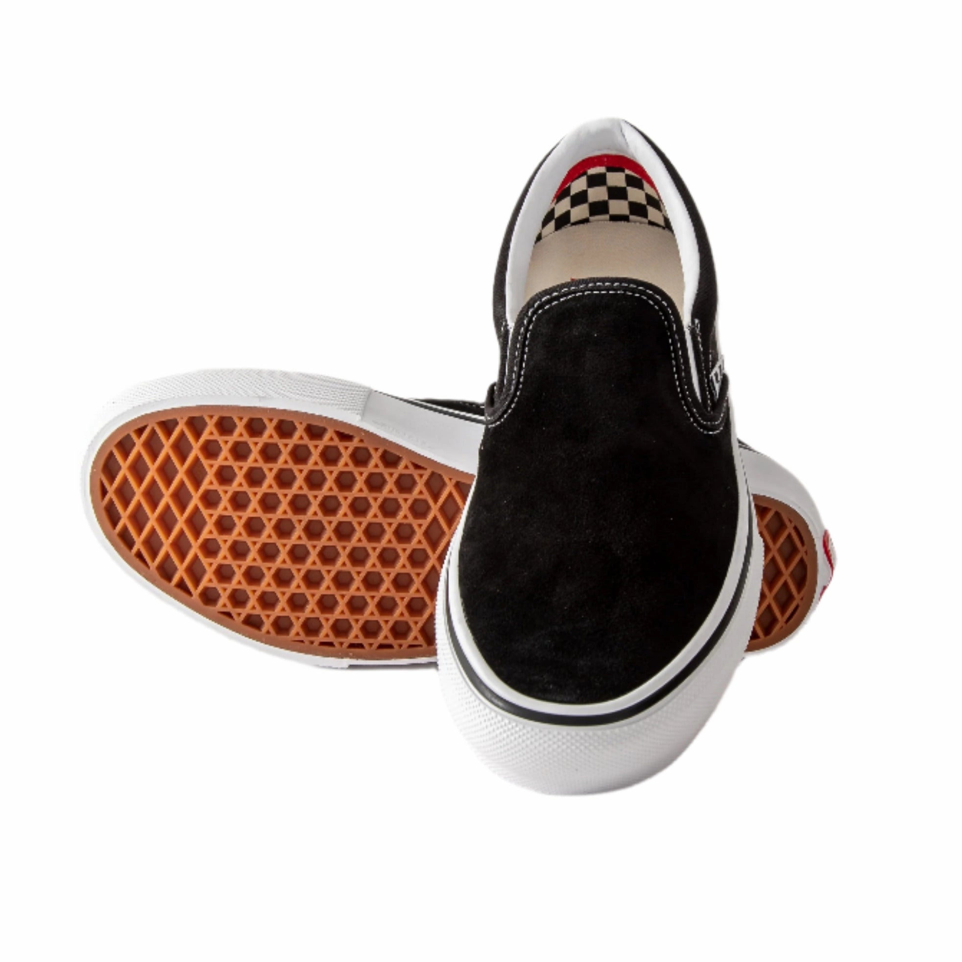 Vans - Skate Slip-On (Black/White) flared running wear