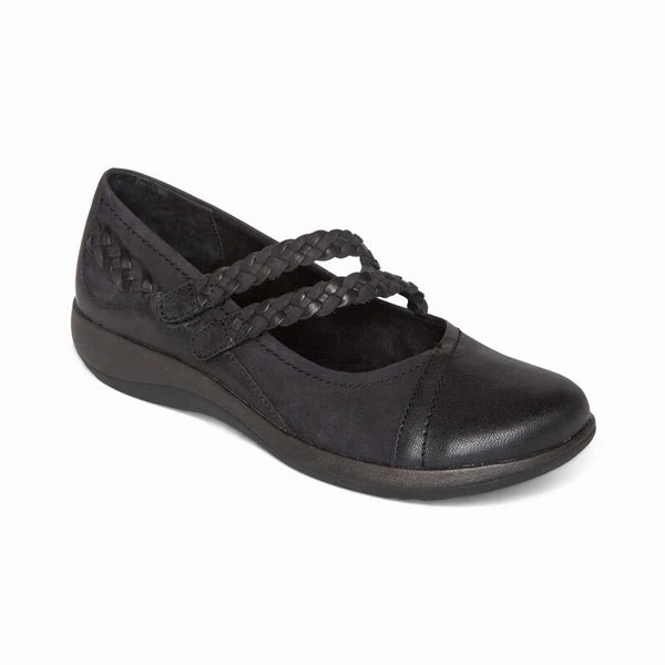 Vacation Ready Aetrex Women's Annie Mary Jane in Black