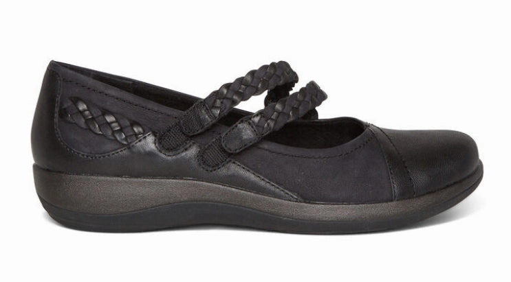 Fit Everyday Aetrex Women's Annie Mary Jane in Black
