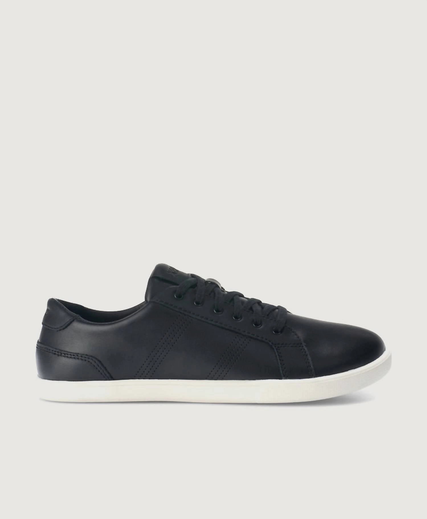 Men's Dillion Leather Sneaker In Black Multiple Sizes