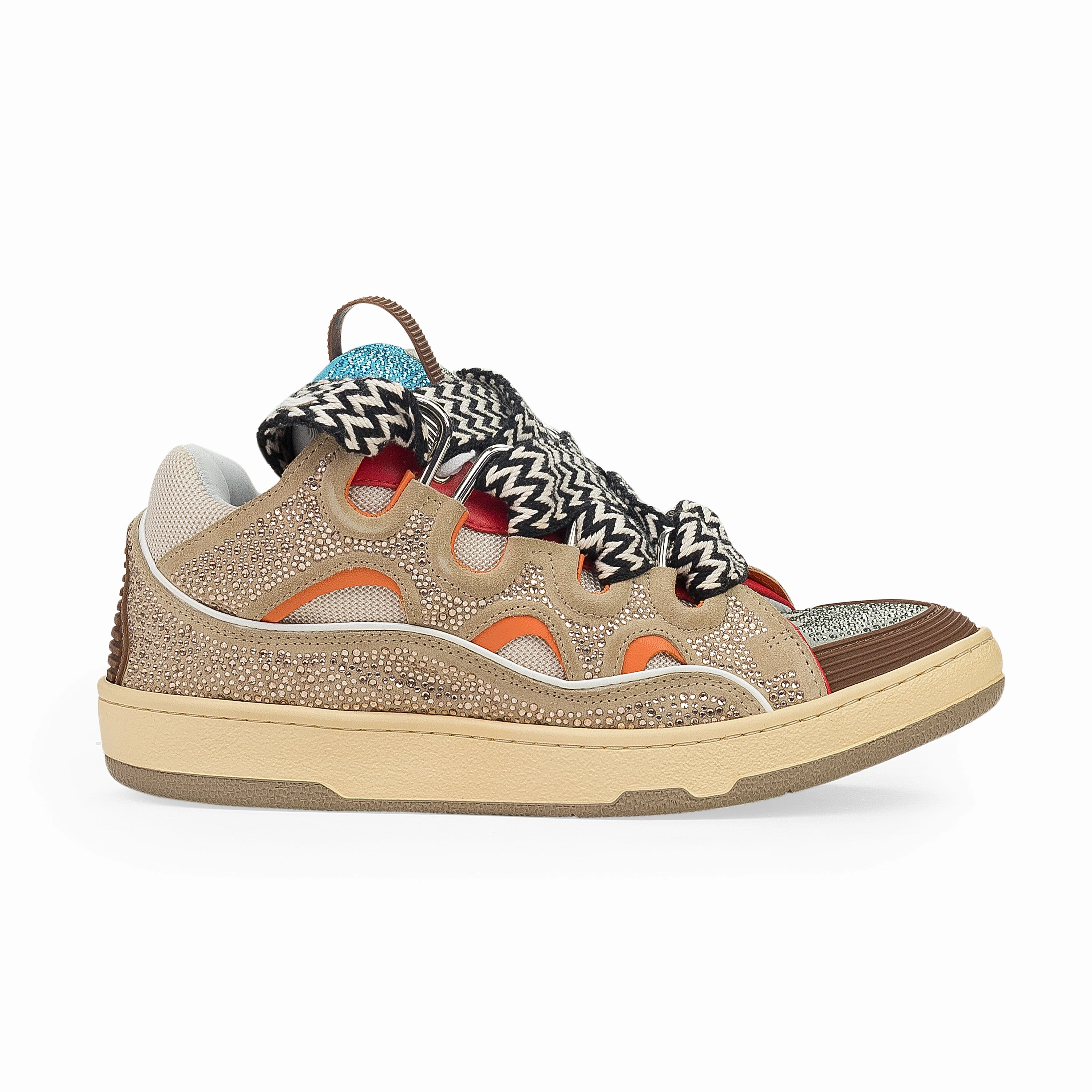 asphalt running wear BEIGE CURB SNEAKERS