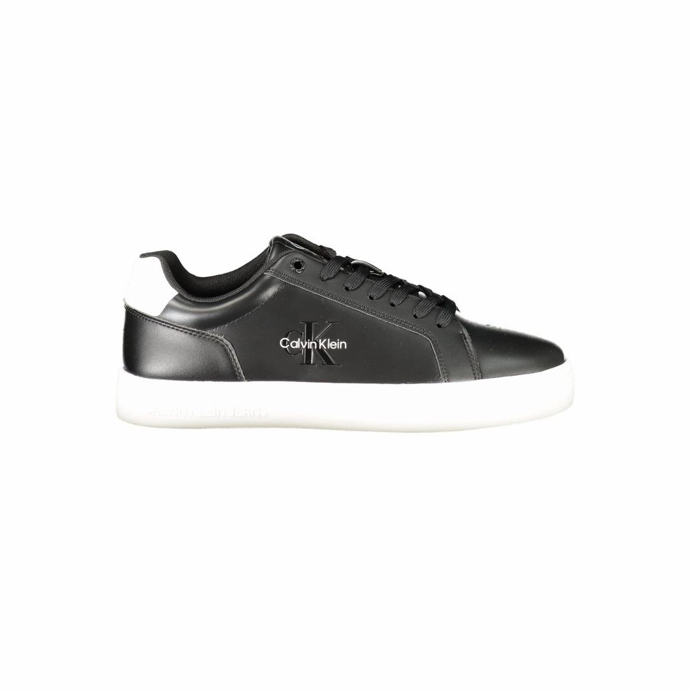 slip - on running shoes running in city shoes Calvin Klein Leather Men Men's Sneaker