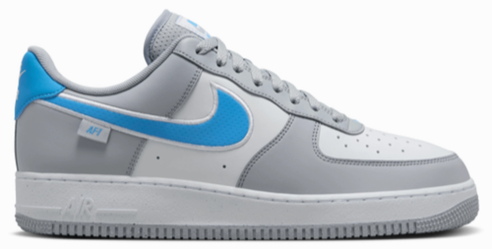 functional running shoes Nike Air Force 1 Low '07 Next Nature Wolf Grey University Blue
