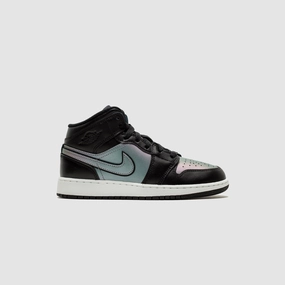 AIR JORDAN 1 MID SE BG (GS) "BLACK" Ergonomic Last Design
