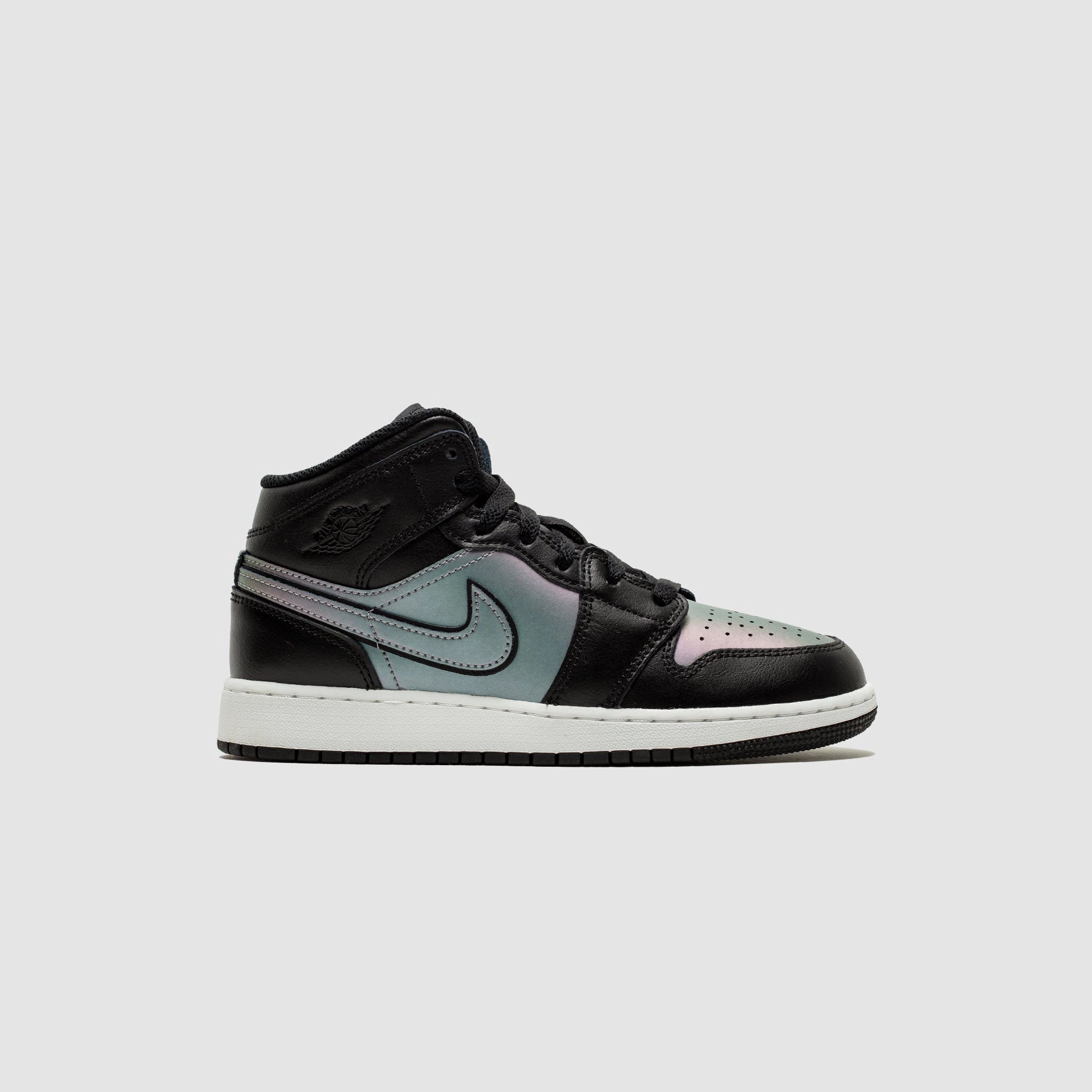 AIR JORDAN 1 MID SE BG (GS) "BLACK" Ergonomic Last Design