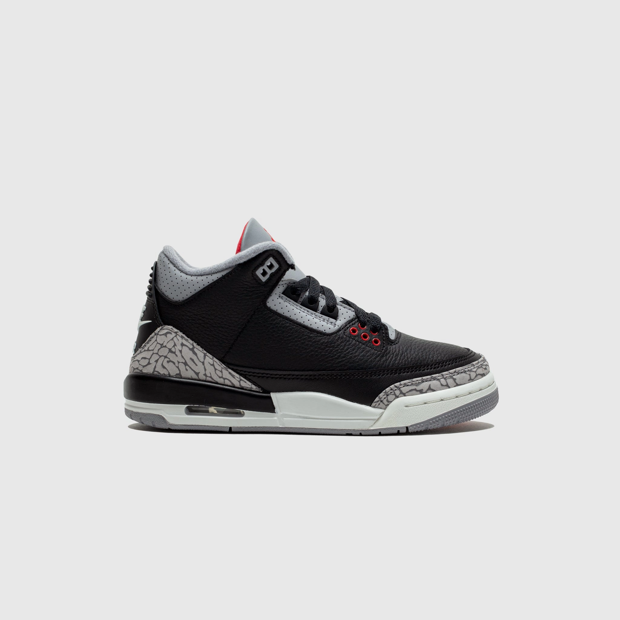 Versatile Trend All-Round Wear AIR JORDAN 3 RETRO (GS) "BLACK CEMENT REIMAGINED"