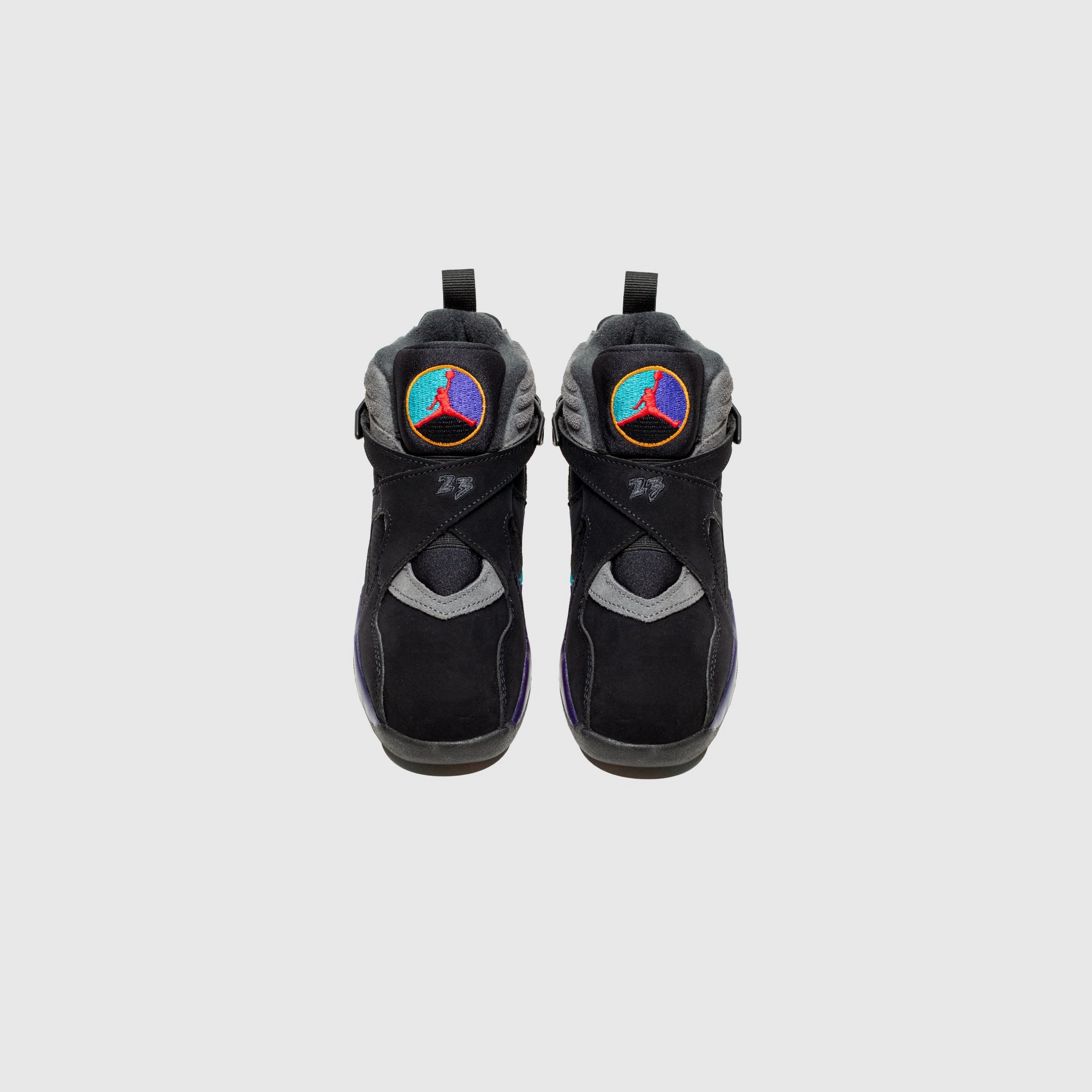 AIR JORDAN 8 RETRO (PS) "AQUA" Elastic Lace Closure