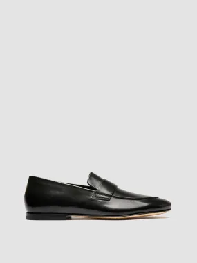 Center Stage AIRTO 001 - Black Leather Penny Loafers