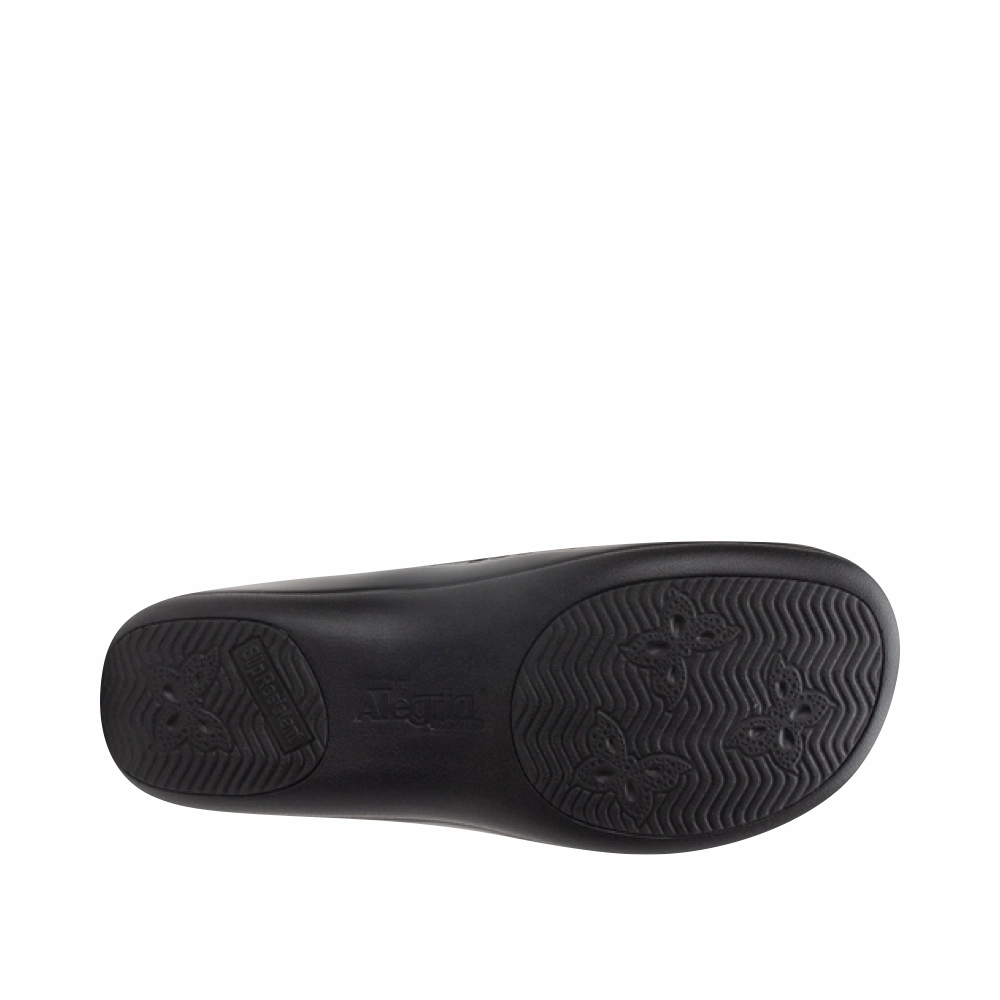 Alegria Women's Keli Slip Resistant Slip On in Plaid To Meet You Black Durable Construction