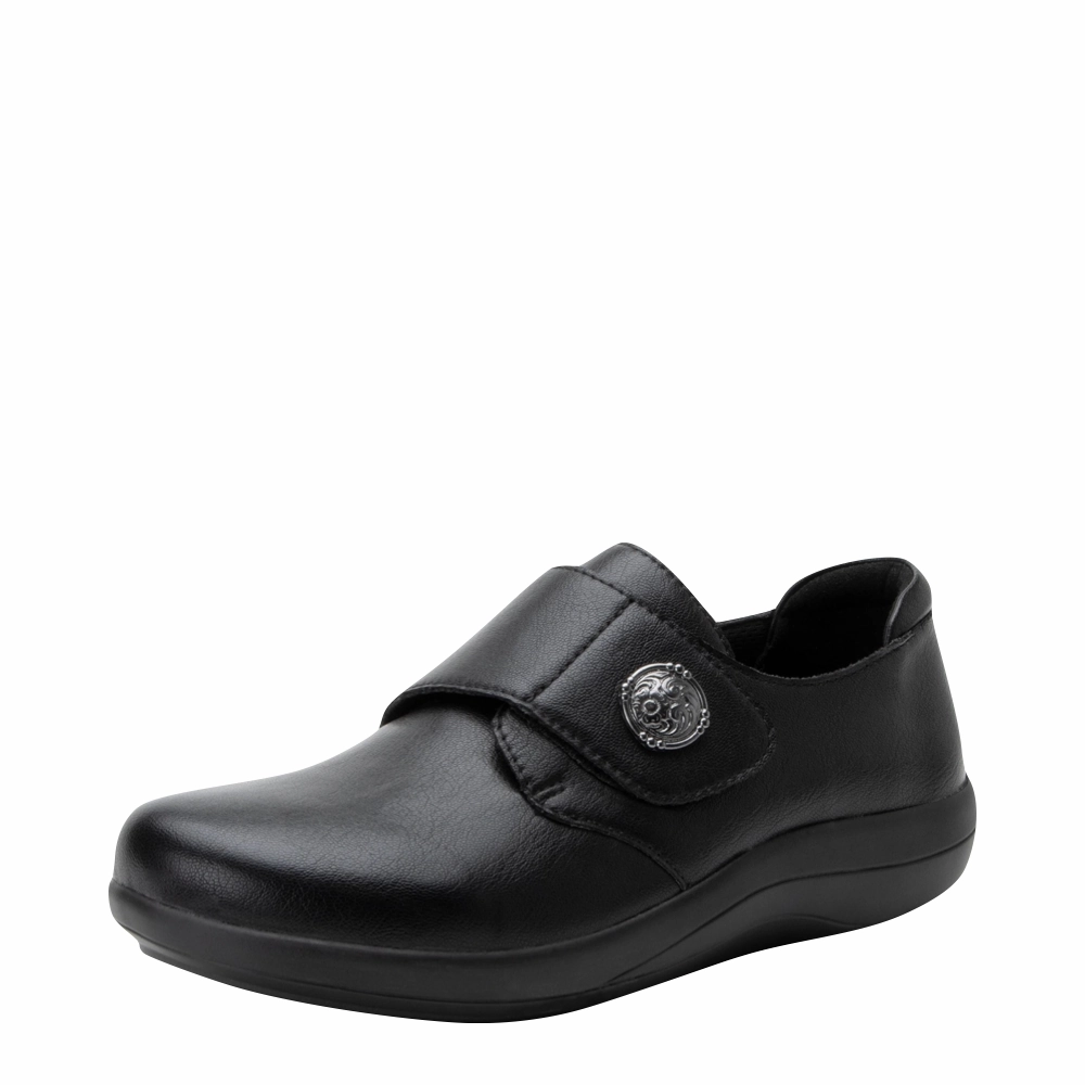 Alegria Women's Spright Strap in Black Outdoor Style Wide toe box