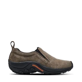 Modern Street Fashionable Look Merrell Men's Jungle Moc Pigskin Nubuck Slip On WIDE WIDTH in Gunsmoke