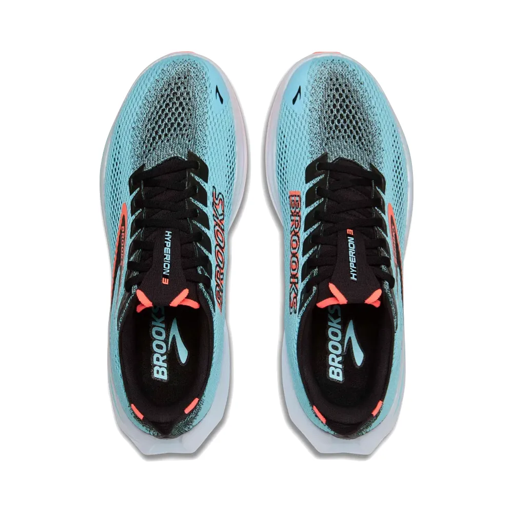 Brooks Men's Hyperion 3 Sneaker in Atomizer/Black Shock - absorbing midsole indoor gear