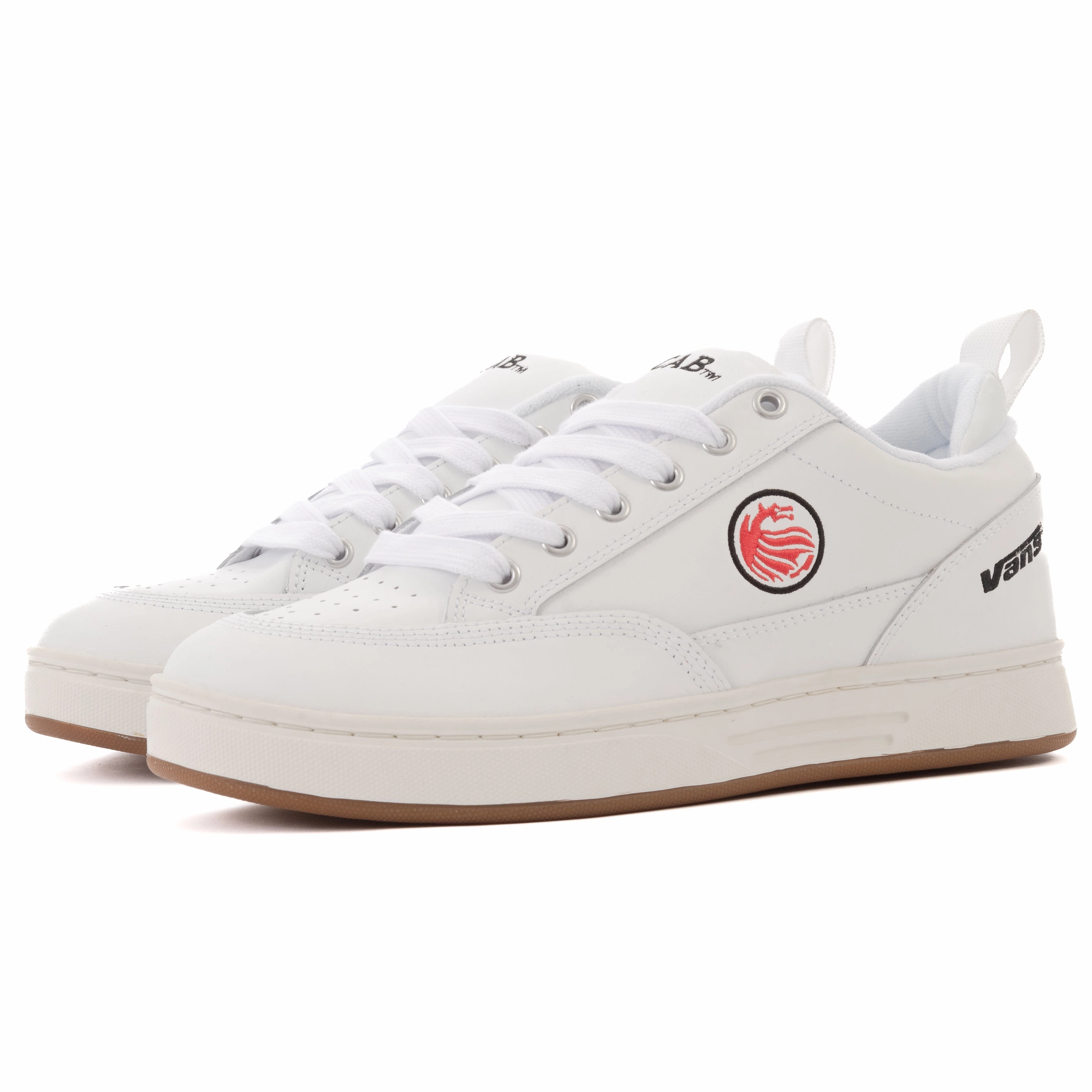 Vans - Skate Cab 4 VCU (White) fun - run kids' shoes