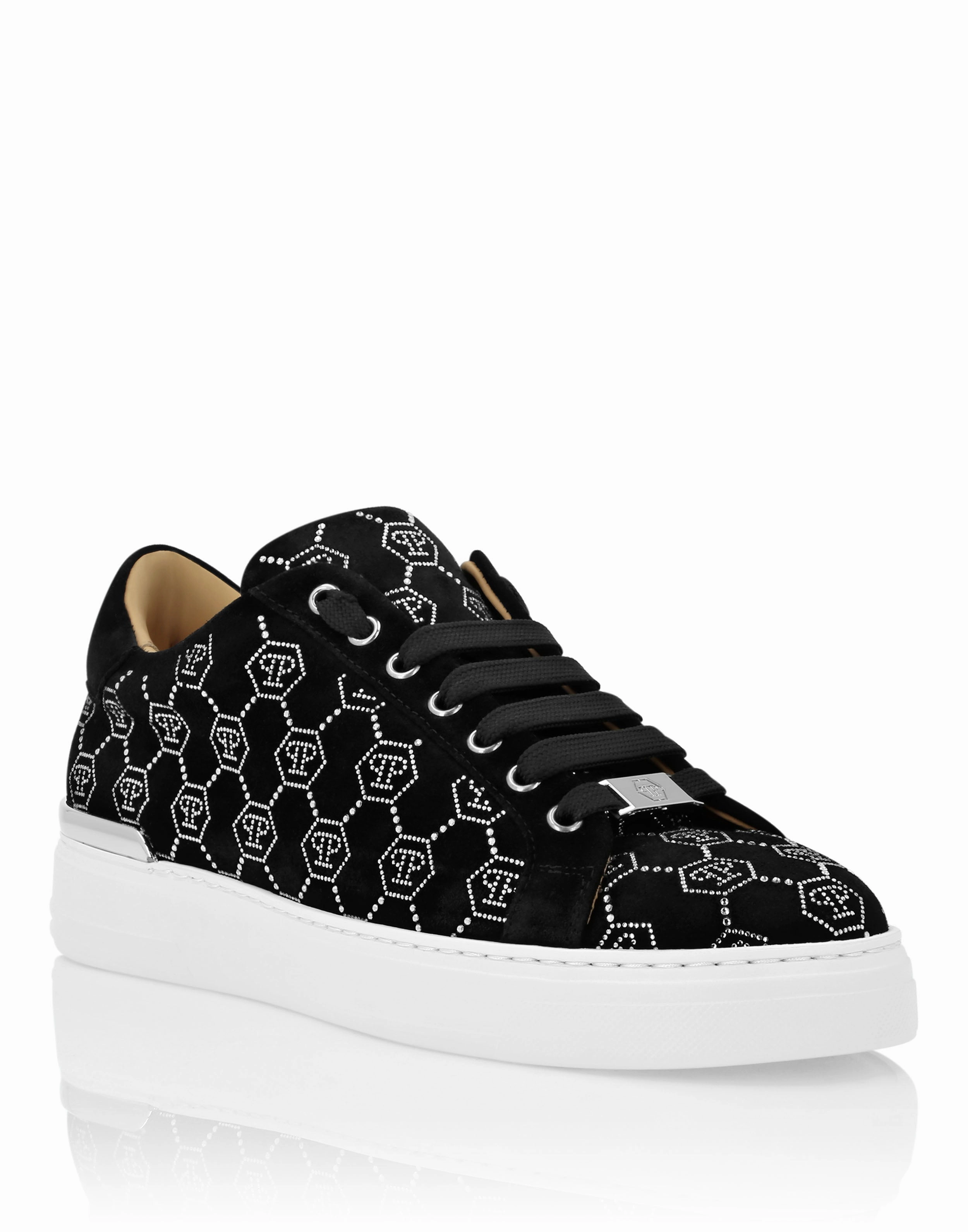 Nappa Leather Lo-Top Sneakers Strass Monogram Exceptional experience anti - blister - prevention shoes