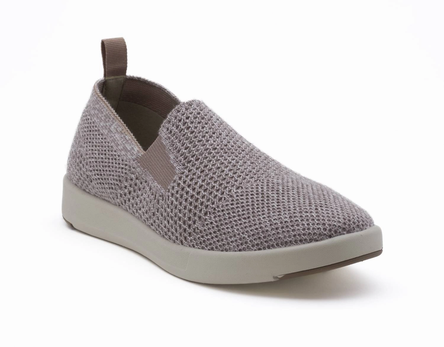 Men's Suffolk Merino Wool Slip-On In Natural Elastic laces