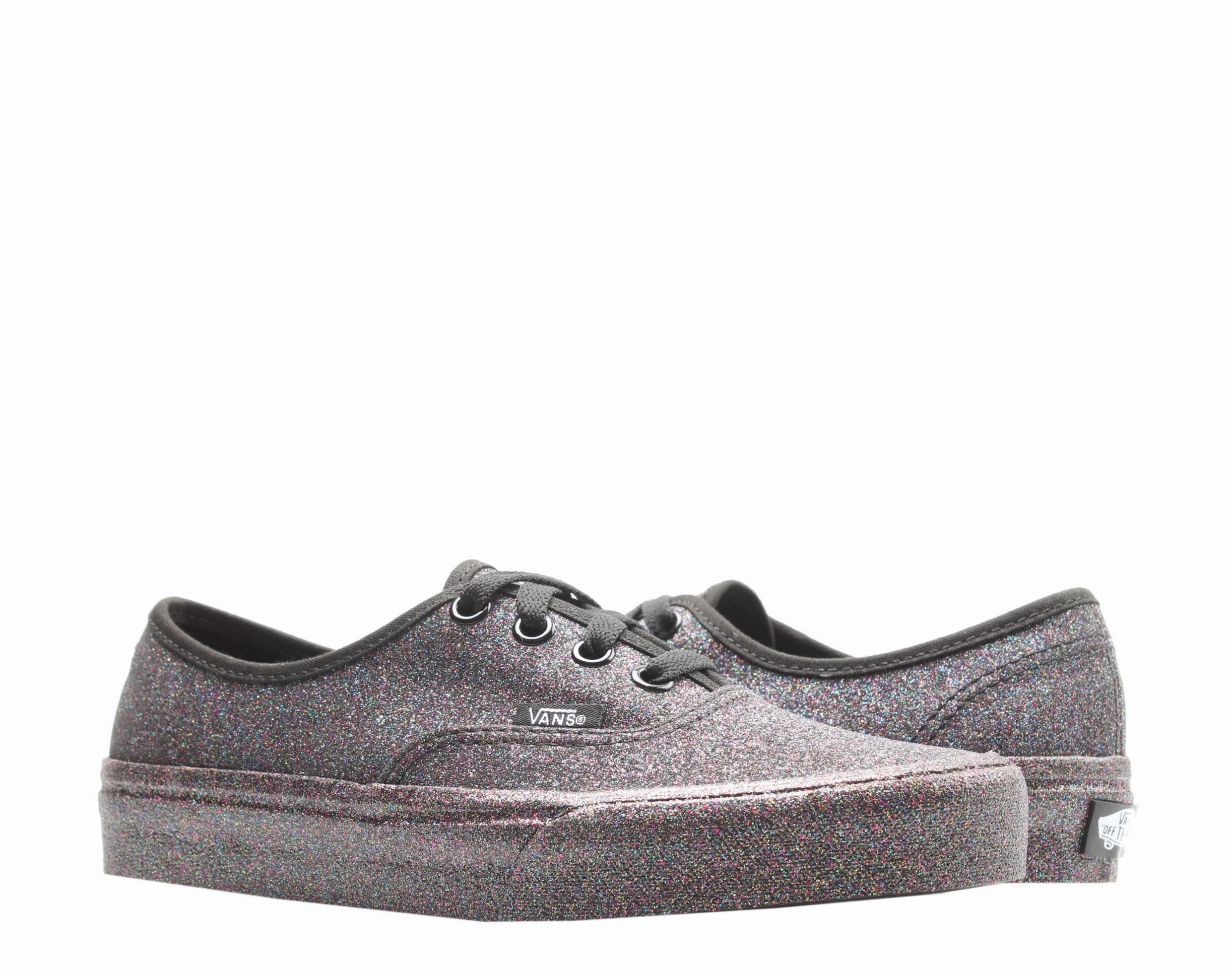 Vans Authentic Rainbow Glitter Black/Black Low Top Sneakers VN0A38EMUKN1 running clubs