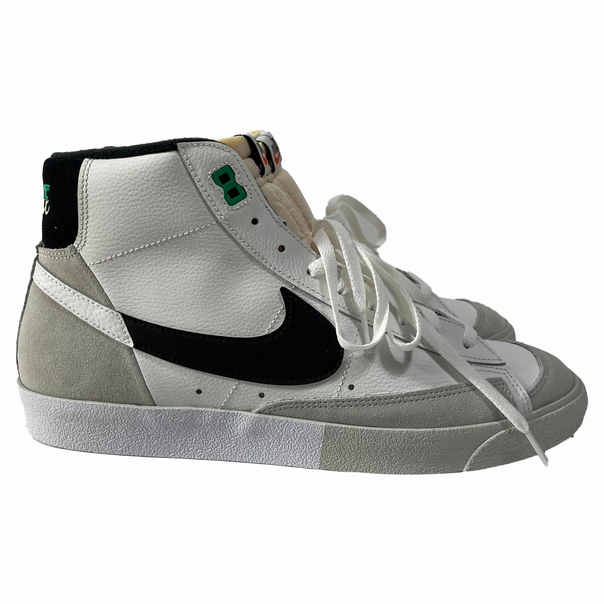 School - running Nike Blazer Mid 77 SE Split White Black Sneakers in Multicolor Leather