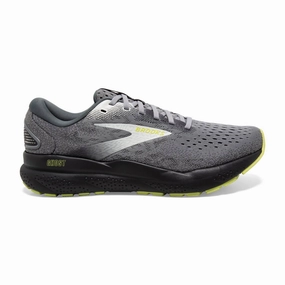 Men's Ghost 16 In Primer/gray/lime fast - drying shoes running with a flexible outsole