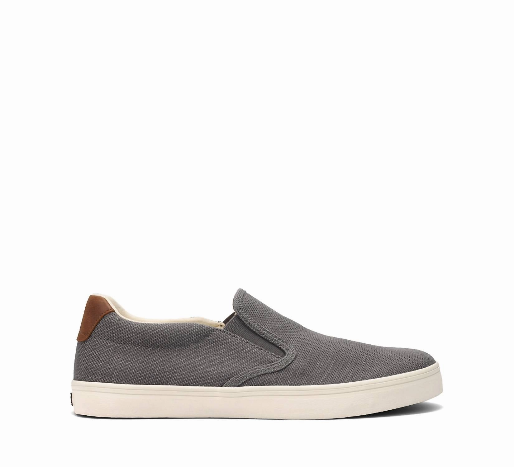 Men's Hutch Canvas Sneaker In Grey grip - enhancing replaceable