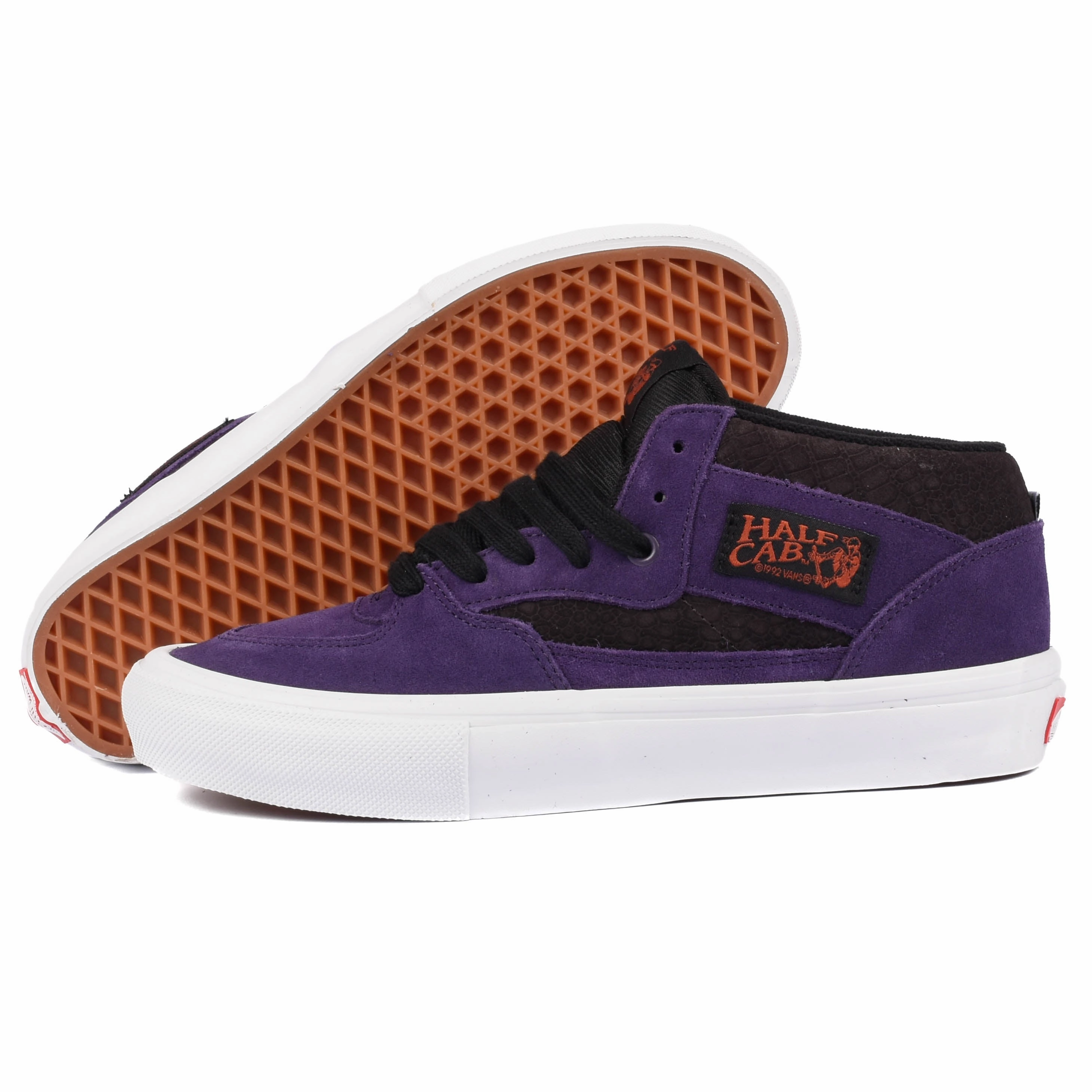 Vans - Skate Half Cab (Croc/Grape Purple) Mid Top Style