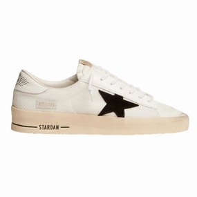 Golden Goose Stardan Black Suede Star and White Heel Tab Men's Sneakers summer shoes running on flat ground