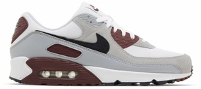 leather - finish - design shoes Nike Air Max 90 Dark Team Red