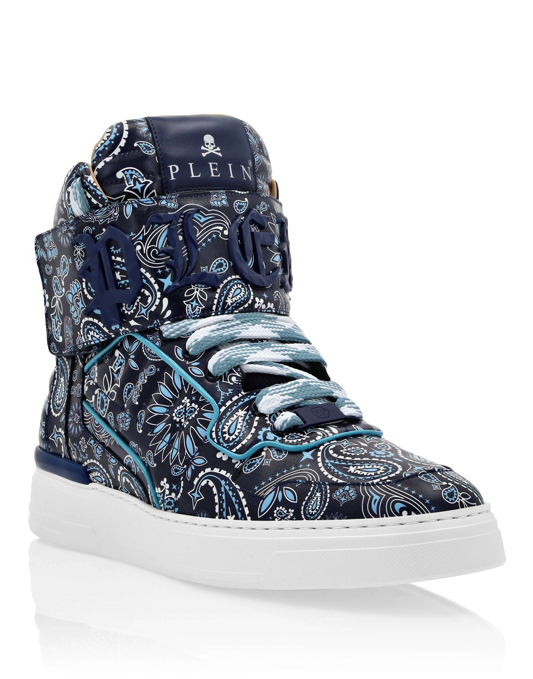 Hi-Top Sneakers Paisley Multi Directional Flexibility