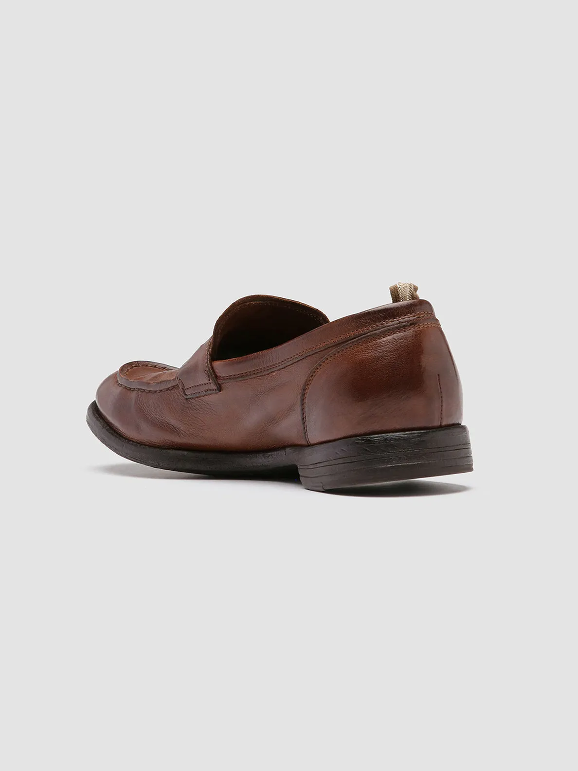 Consistent Step ARC 509 - Brown Leather Penny Loafers