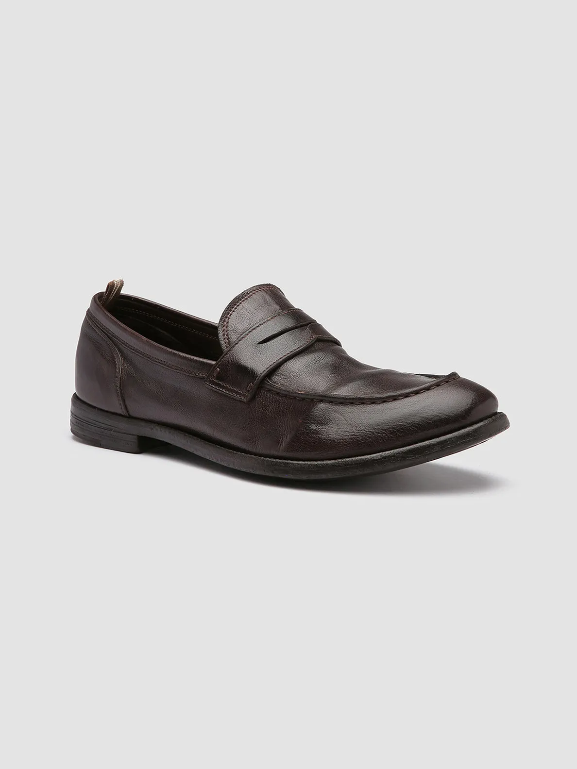 Clean Edges ARC 509 - Brown Leather Penny Loafers