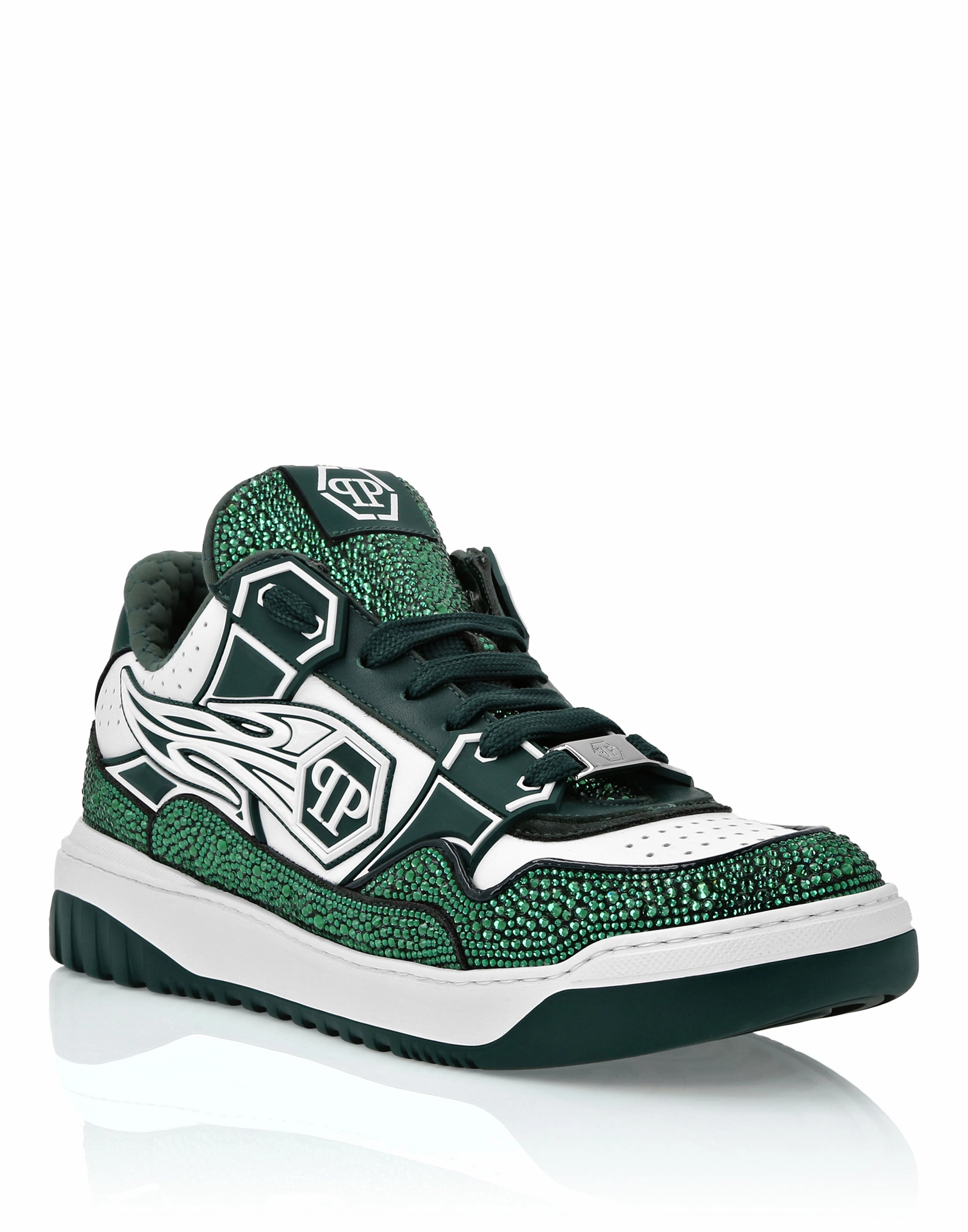 Leather Low-Top Sneakers?Moon Walker educational - event running shoes Adult - runner