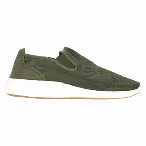 Adidas Originals Human Made Pure Logo-Appliqu??d Mesh Slip-On Sneakers in Green Synthetic business - event running option Comfortable Foot Cushion