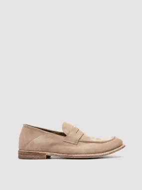 ARCHIVE 522 - Beige Suede Penny Loafers Lightweight Choice