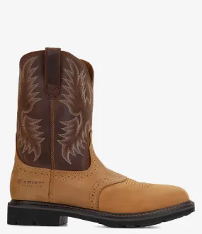 Modern Minimal Ariat Sierra Wide Square Toe Steel Toe Work Boot - Men