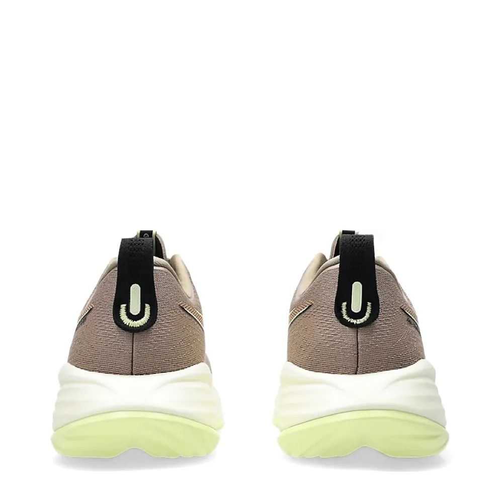 Asics Men's Gel-Cumulus 27 Sneaker in Taupe Grey/Black fitness inspiration Bluetooth Connectivity