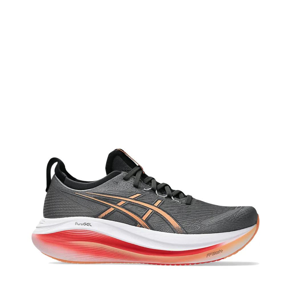 Breathable Upper Asics Men's Gel-Nimbus 27 Sneaker in Carbon/Mojave