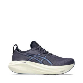Asics Men's Gel-Nimbus 27 Sneaker in Indigo Fog/Denim Blue Toe box