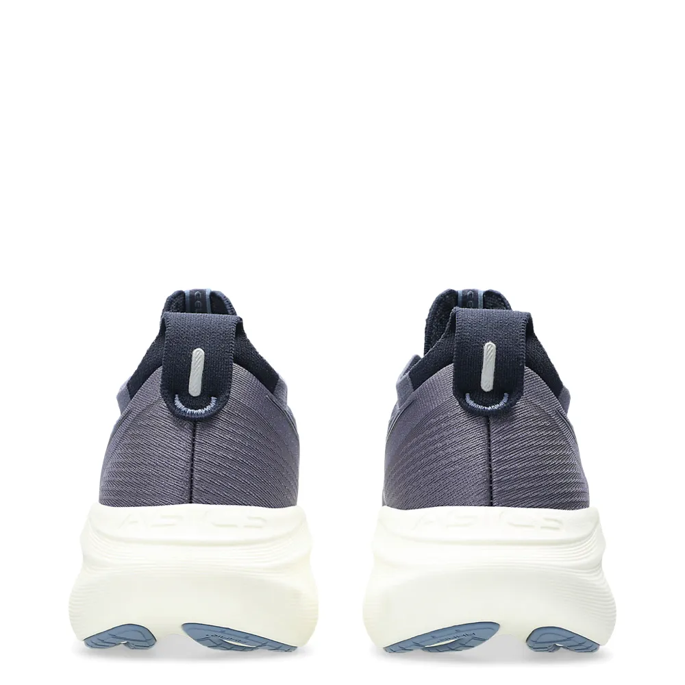 Breathable Cushion Asics Men's Gel-Nimbus 27 Sneaker in Indigo Fog/Denim Blue